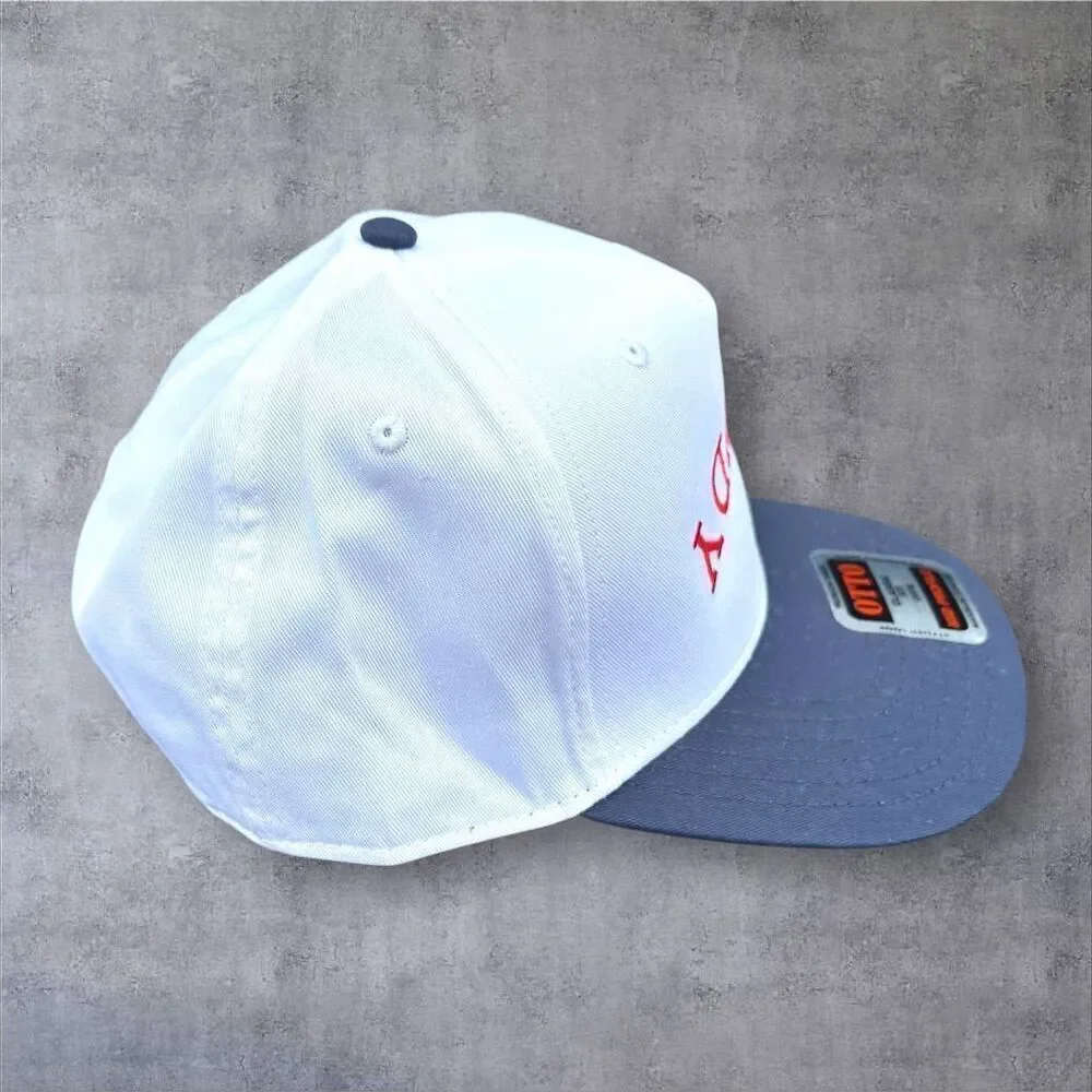 Otto Cap Howdy Snapback Trucker Hat White/Blue‎ Unisex Adjustable